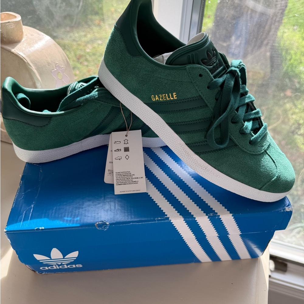 Adidas Gazelle Green Sneakers